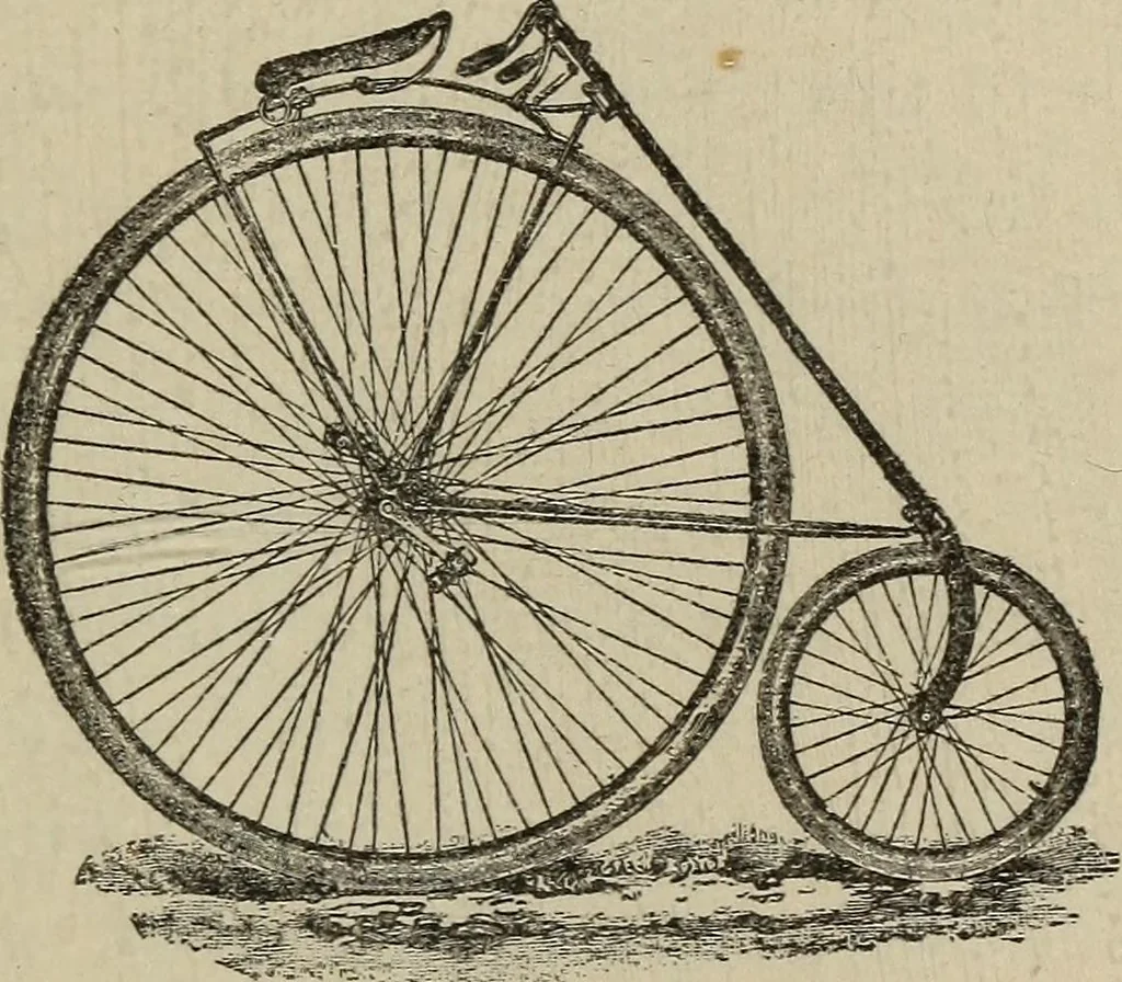 An illustration from Wheels and wheeling; an indispensable handbook for cyclists, with over two hundred illustrations, 1892, leaf 178