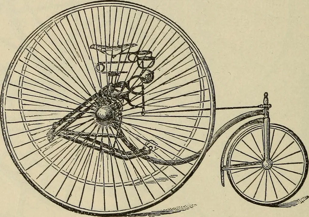 An illustration from Wheels and wheeling; an indispensable handbook for cyclists, with over two hundred illustrations, 1892, leaf 181