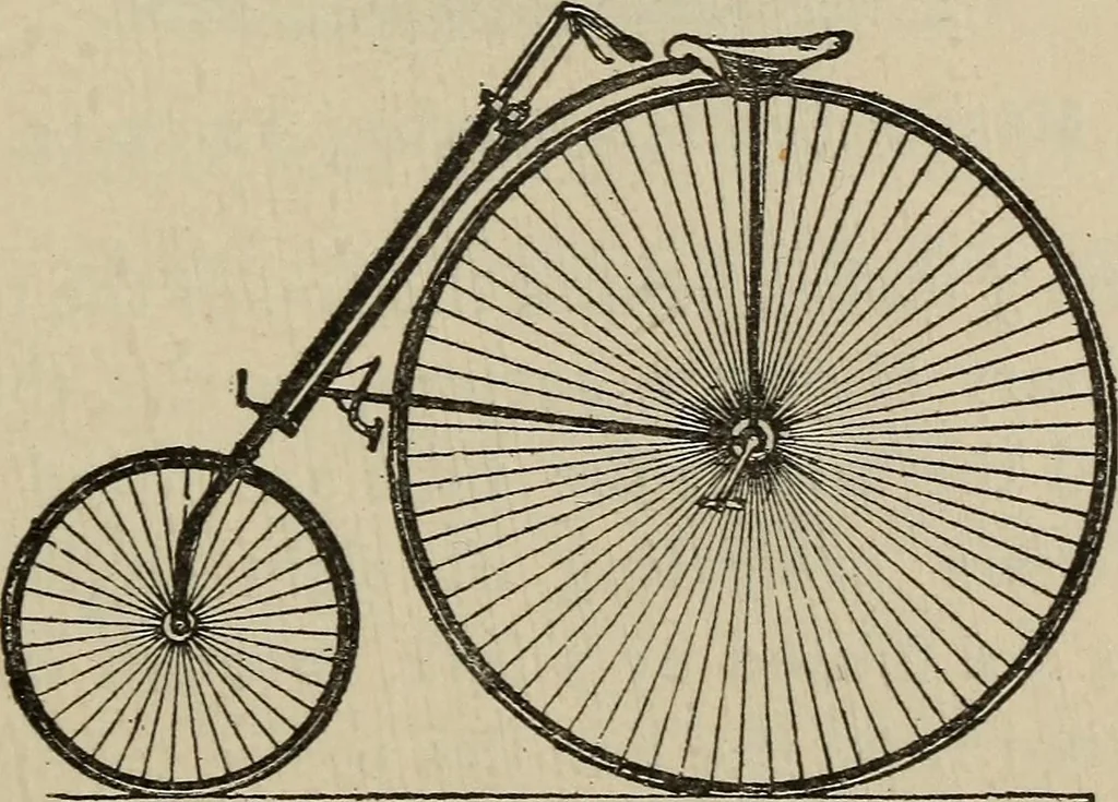 An illustration from Wheels and wheeling; an indispensable handbook for cyclists, with over two hundred illustrations, 1892, leaf 184
