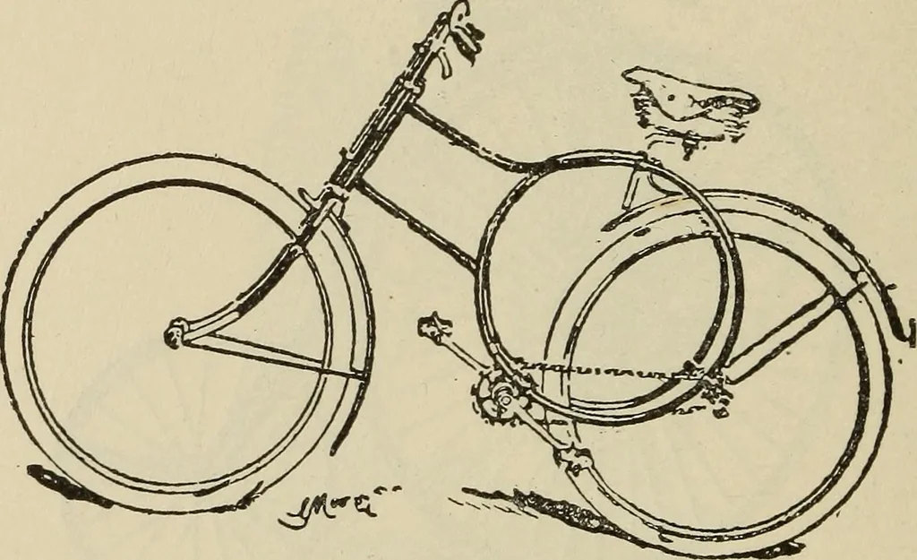 An illustration from Wheels and wheeling; an indispensable handbook for cyclists, with over two hundred illustrations, 1892, leaf 193