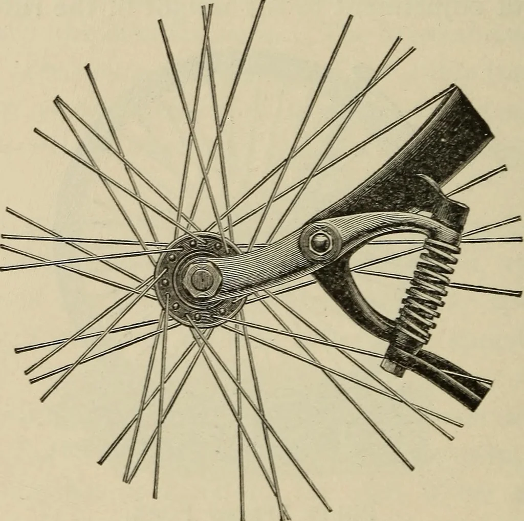 An illustration from Wheels and wheeling; an indispensable handbook for cyclists, with over two hundred illustrations, 1892, leaf 211