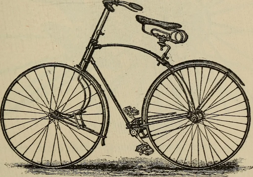 An illustration from Wheels and wheeling; an indispensable handbook for cyclists, with over two hundred illustrations, 1892, leaf 212