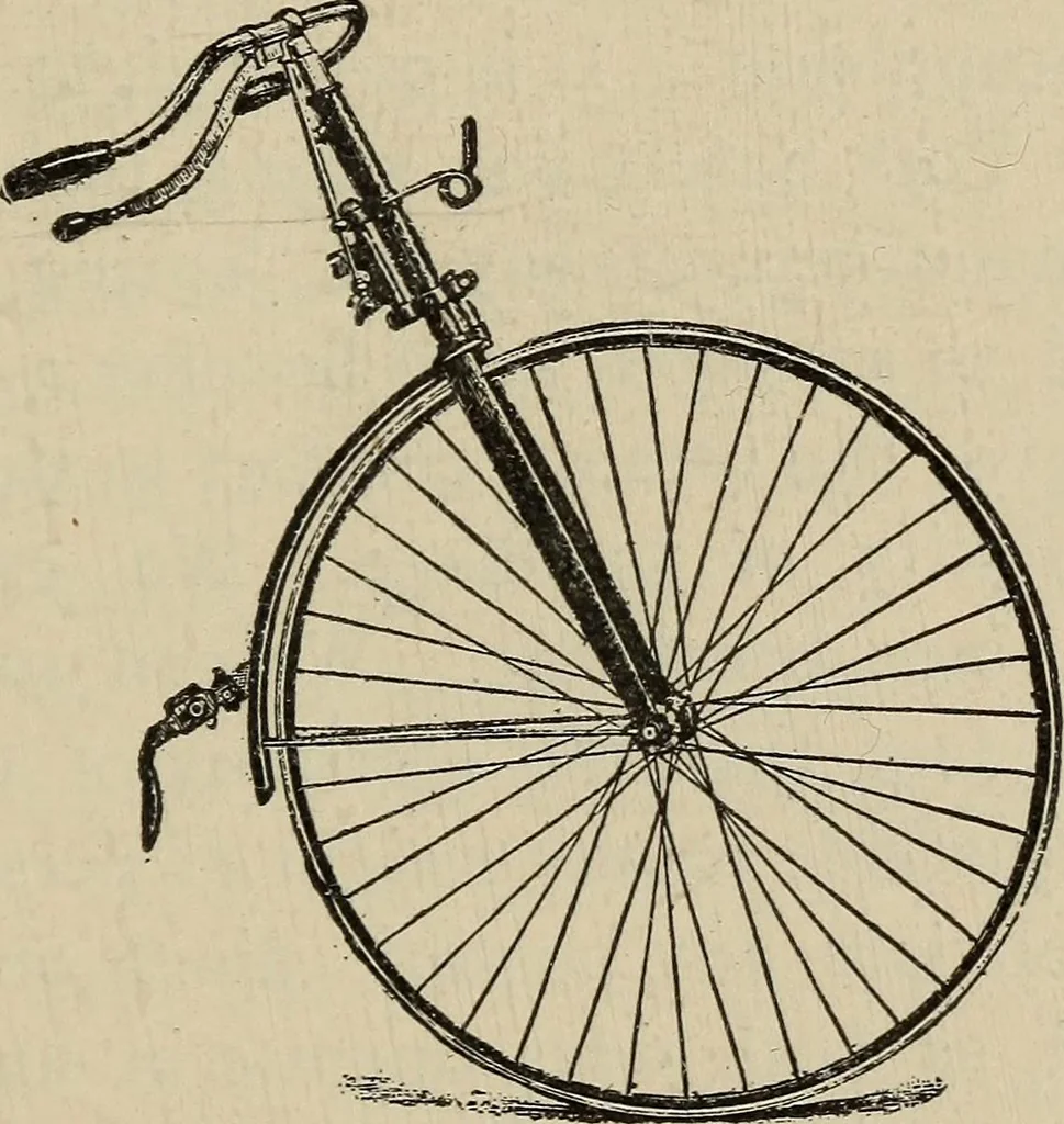 An illustration from Wheels and wheeling; an indispensable handbook for cyclists, with over two hundred illustrations, 1892, leaf 214