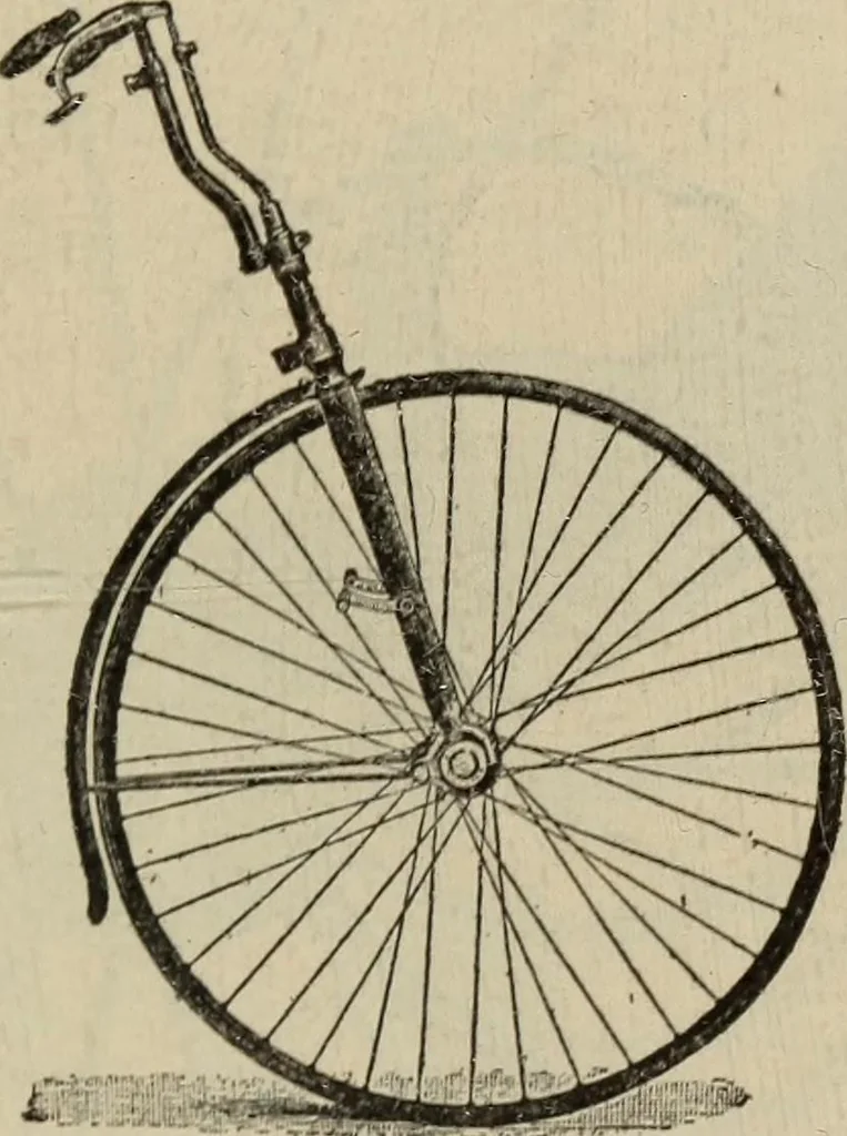 An illustration from Wheels and wheeling; an indispensable handbook for cyclists, with over two hundred illustrations, 1892, leaf 226