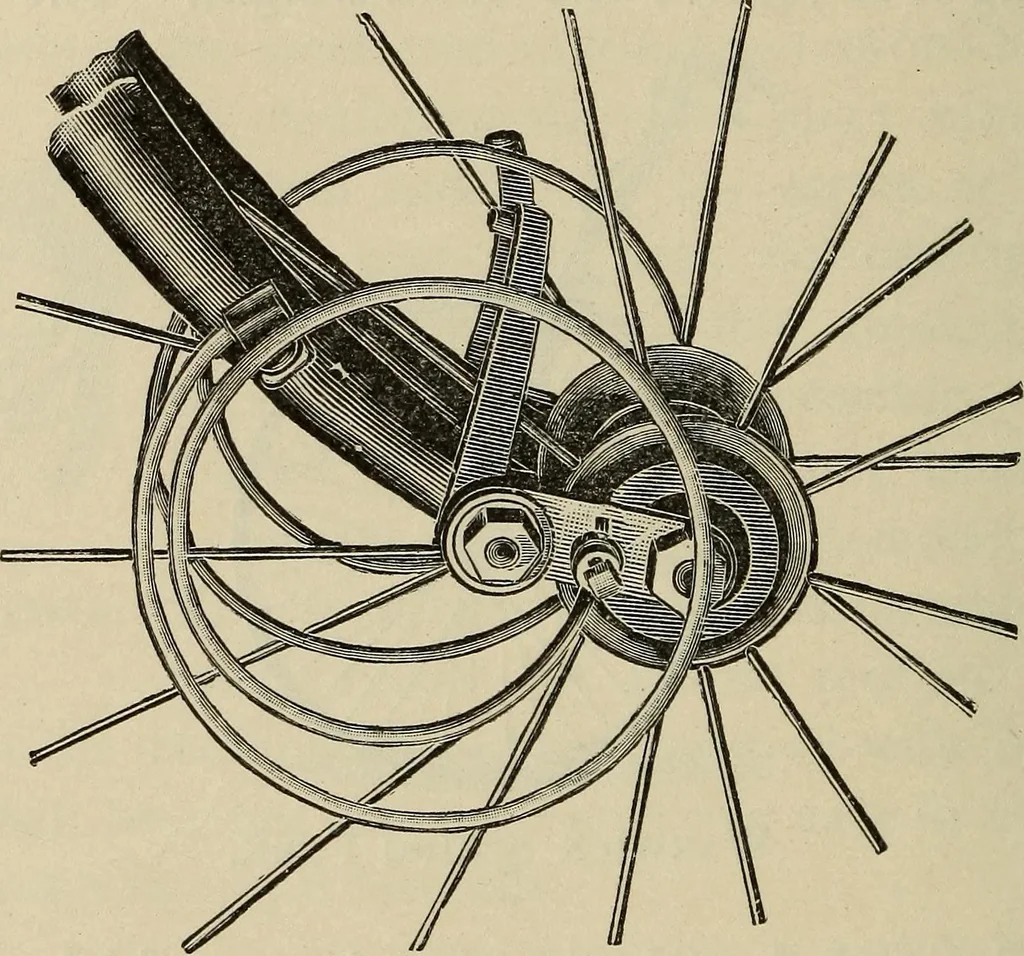 An illustration from Wheels and wheeling; an indispensable handbook for cyclists, with over two hundred illustrations, 1892, leaf 227