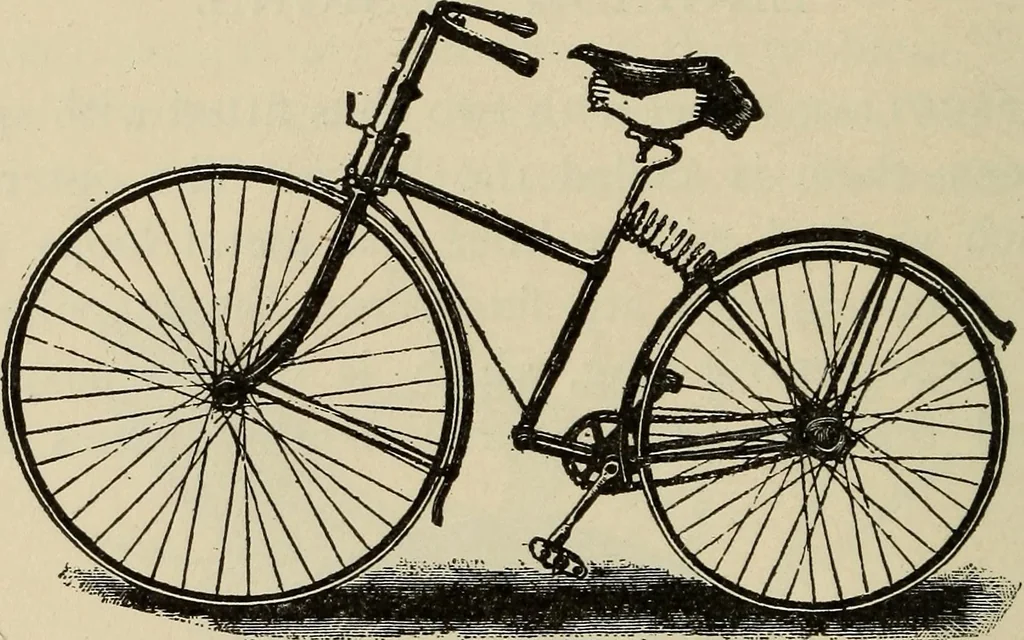 An illustration from Wheels and wheeling; an indispensable handbook for cyclists, with over two hundred illustrations, 1892, leaf 229