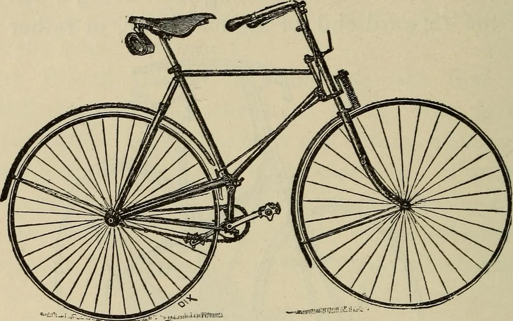 An illustration from Wheels and wheeling; an indispensable handbook for cyclists, with over two hundred illustrations, 1892, leaf 233