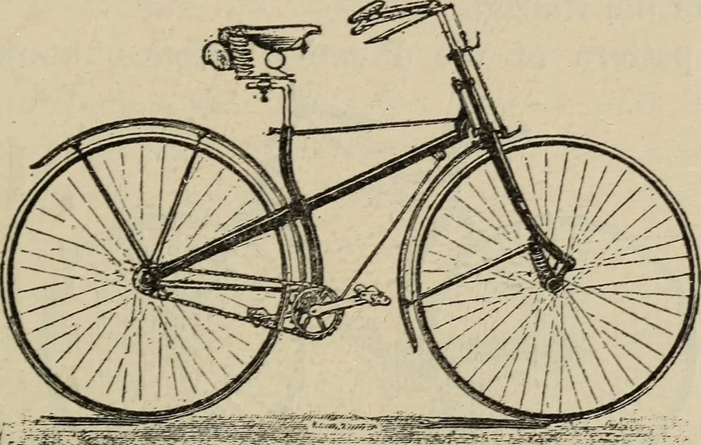 An illustration from Wheels and wheeling; an indispensable handbook for cyclists, with over two hundred illustrations, 1892, leaf 234