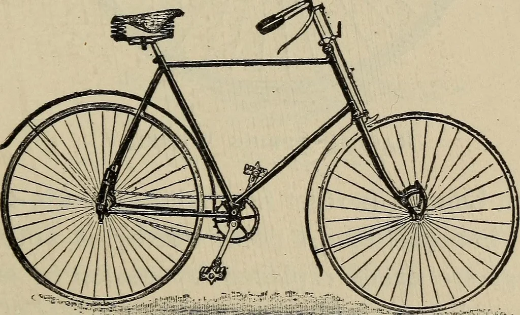 An illustration from Wheels and wheeling; an indispensable handbook for cyclists, with over two hundred illustrations, 1892, leaf 238