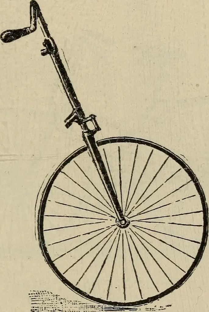 An illustration from Wheels and wheeling; an indispensable handbook for cyclists, with over two hundred illustrations, 1892, leaf 240