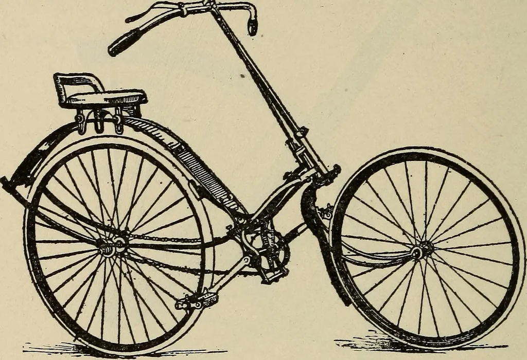 An illustration from Wheels and wheeling; an indispensable handbook for cyclists, with over two hundred illustrations, 1892, leaf 245