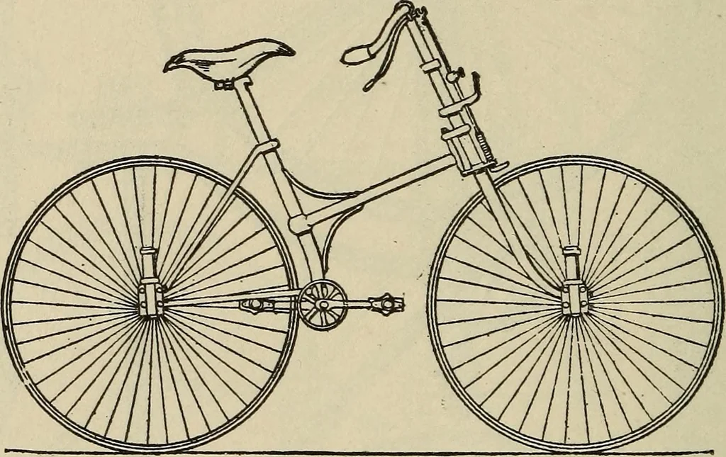 An illustration from Wheels and wheeling; an indispensable handbook for cyclists, with over two hundred illustrations, 1892, leaf 251