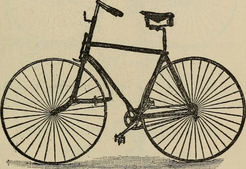 An illustration from Wheels and wheeling; an indispensable handbook for cyclists, with over two hundred illustrations, 1892, leaf 252