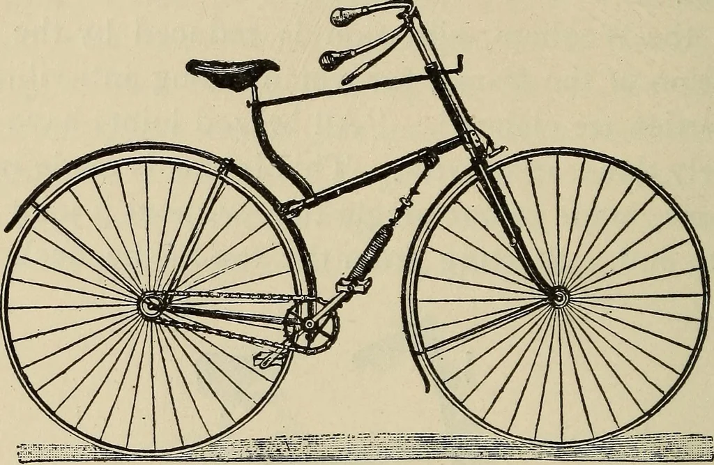 An illustration from Wheels and wheeling; an indispensable handbook for cyclists, with over two hundred illustrations, 1892, leaf 253