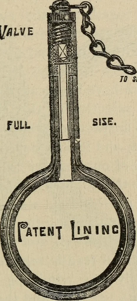 An illustration from Wheels and wheeling; an indispensable handbook for cyclists, with over two hundred illustrations, 1892, leaf 282