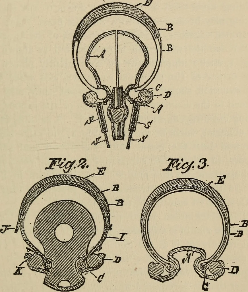An illustration from Wheels and wheeling; an indispensable handbook for cyclists, with over two hundred illustrations, 1892, leaf 318