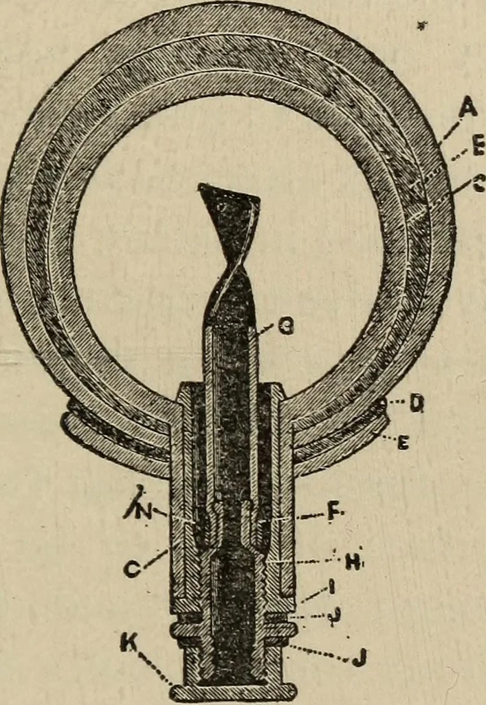An illustration from Wheels and wheeling; an indispensable handbook for cyclists, with over two hundred illustrations, 1892, leaf 350