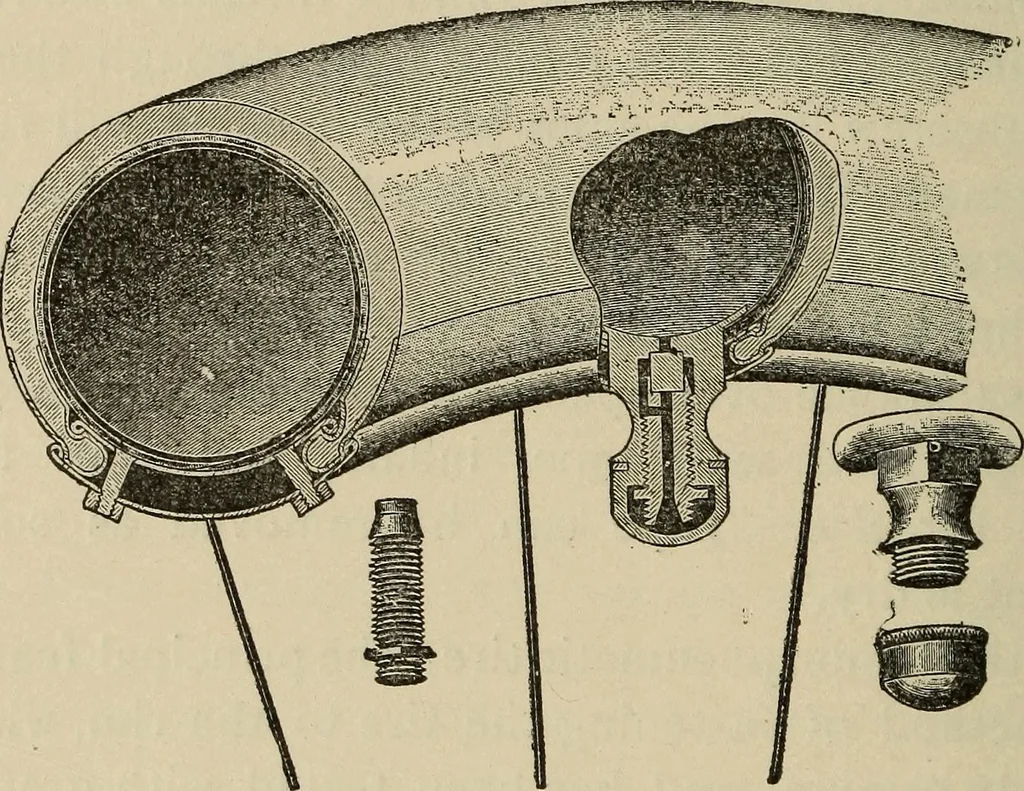 An illustration from Wheels and wheeling; an indispensable handbook for cyclists, with over two hundred illustrations, 1892, leaf 353
