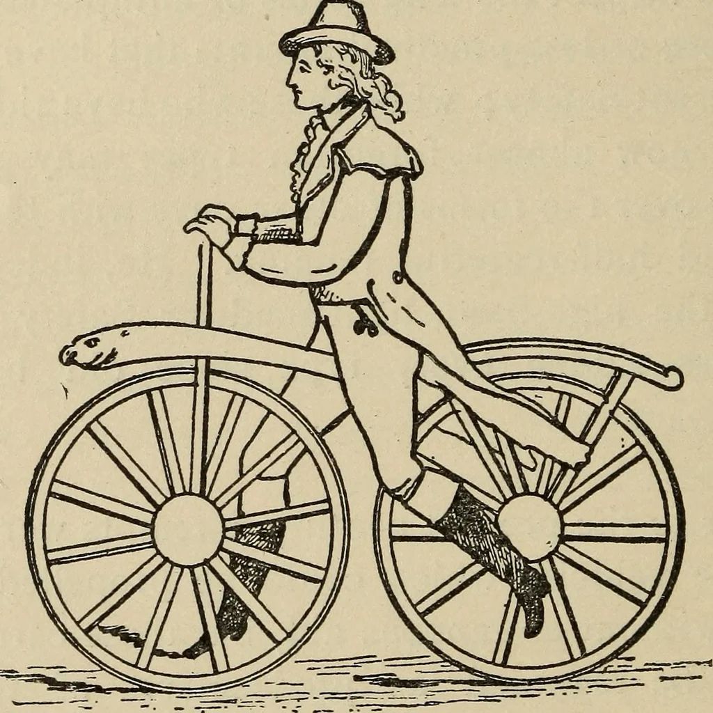 An illustration from Wheels and wheeling; an indispensable handbook for cyclists, with over two hundred illustrations, 1892, leaf 59