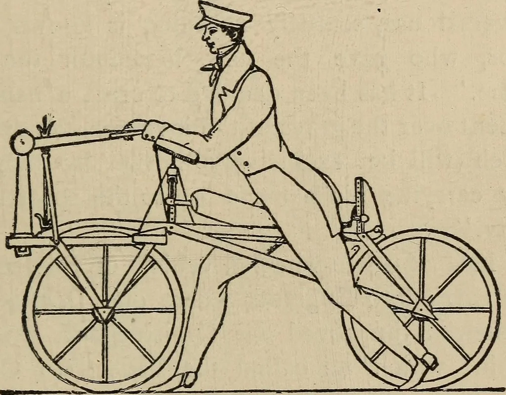 An illustration from Wheels and wheeling; an indispensable handbook for cyclists, with over two hundred illustrations, 1892, leaf 60