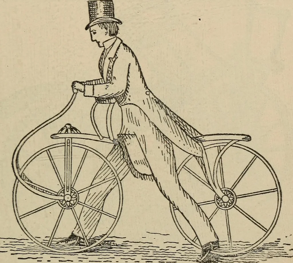 An illustration from Wheels and wheeling; an indispensable handbook for cyclists, with over two hundred illustrations, 1892, leaf 62