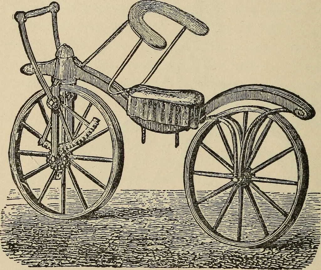 An illustration from Wheels and wheeling; an indispensable handbook for cyclists, with over two hundred illustrations, 1892, leaf 63