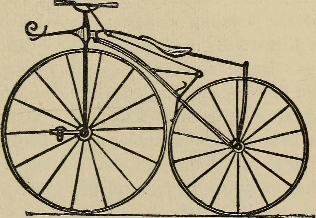 An illustration from Wheels and wheeling; an indispensable handbook for cyclists, with over two hundred illustrations, 1892, leaf 76