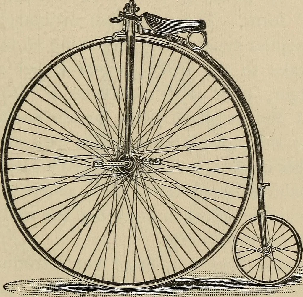 An illustration from Wheels and wheeling; an indispensable handbook for cyclists, with over two hundred illustrations, 1892, leaf 84