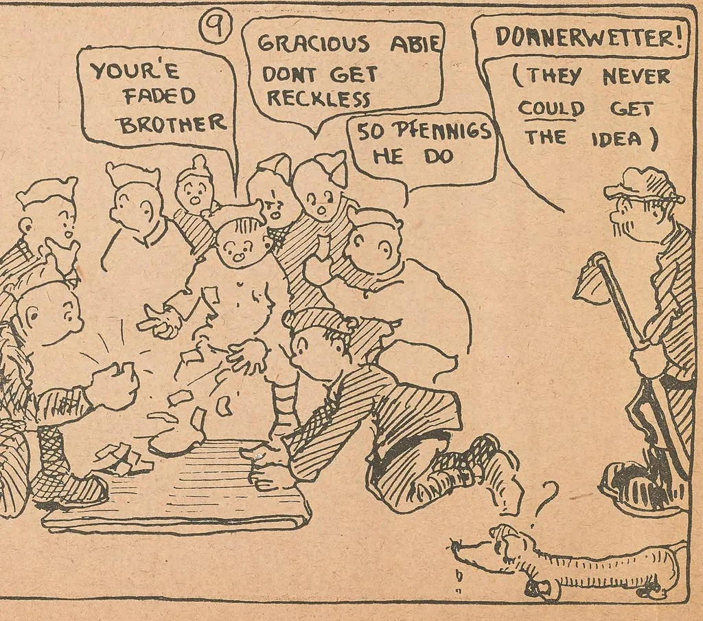 An illustration from "When I was in Germany", 1919, leaf 12