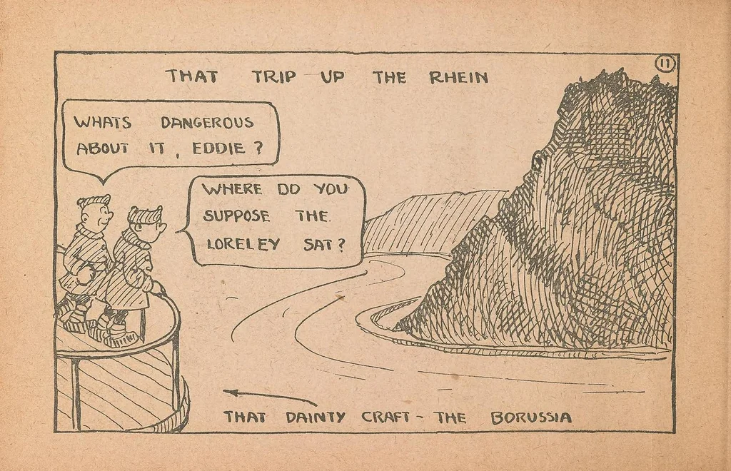 An illustration from "When I was in Germany", 1919, leaf 14
