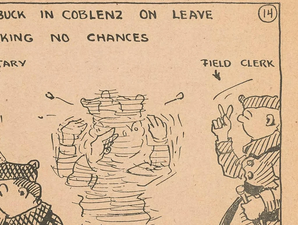 An illustration from "When I was in Germany", 1919, leaf 17