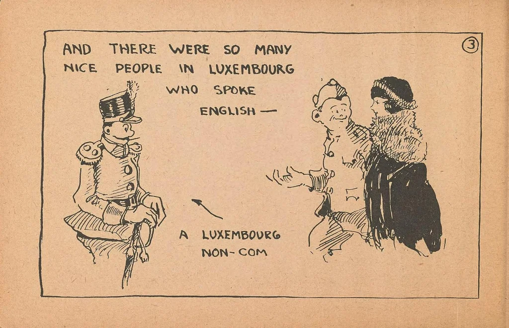 An illustration from "When I was in Germany", 1919, leaf 6