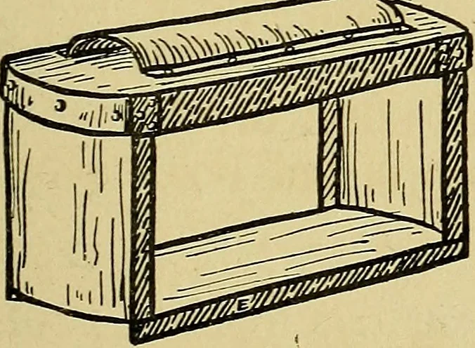 An illustration from When mother lets us make toys; a book which develops ingenuity and inventive power through the making of unique toys out of materials which every boy and girl can get with almost no expense, 1915, leaf 104