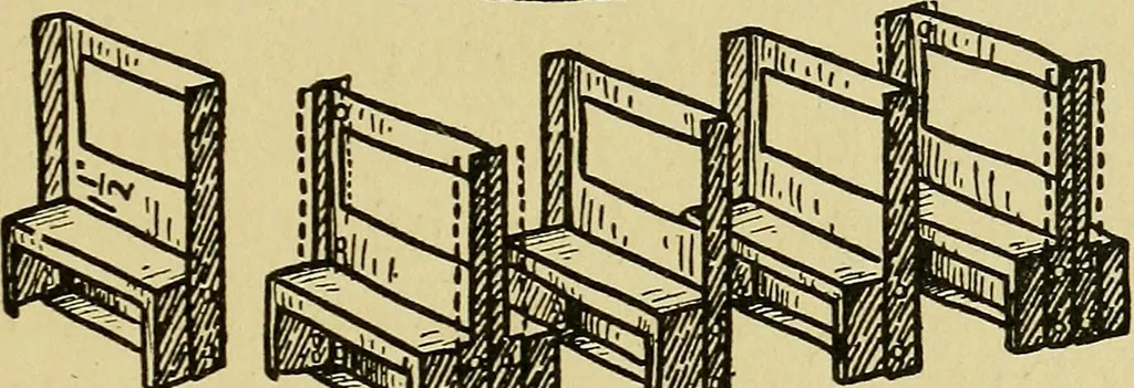 An illustration from When mother lets us make toys; a book which develops ingenuity and inventive power through the making of unique toys out of materials which every boy and girl can get with almost no expense, 1915, leaf 106