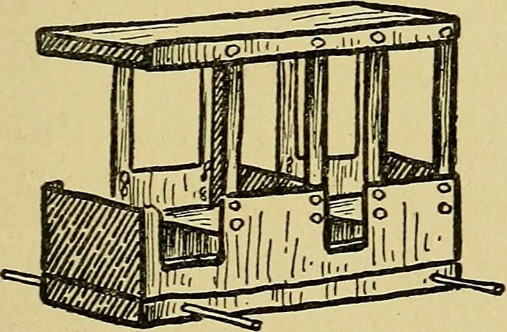 An illustration from When mother lets us make toys; a book which develops ingenuity and inventive power through the making of unique toys out of materials which every boy and girl can get with almost no expense, 1915, leaf 120