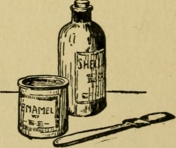An illustration from When mother lets us make toys; a book which develops ingenuity and inventive power through the making of unique toys out of materials which every boy and girl can get with almost no expense, 1915, leaf 31