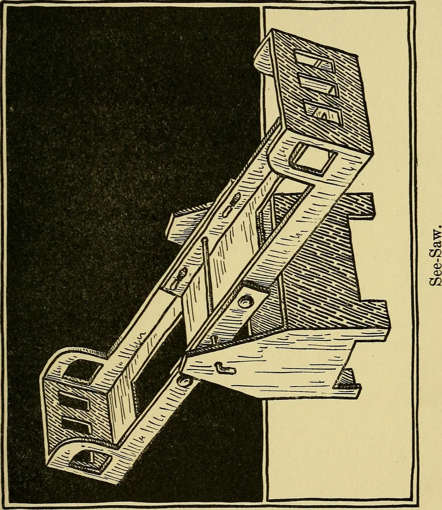 An illustration from When mother lets us make toys; a book which develops ingenuity and inventive power through the making of unique toys out of materials which every boy and girl can get with almost no expense, 1915, leaf 34
