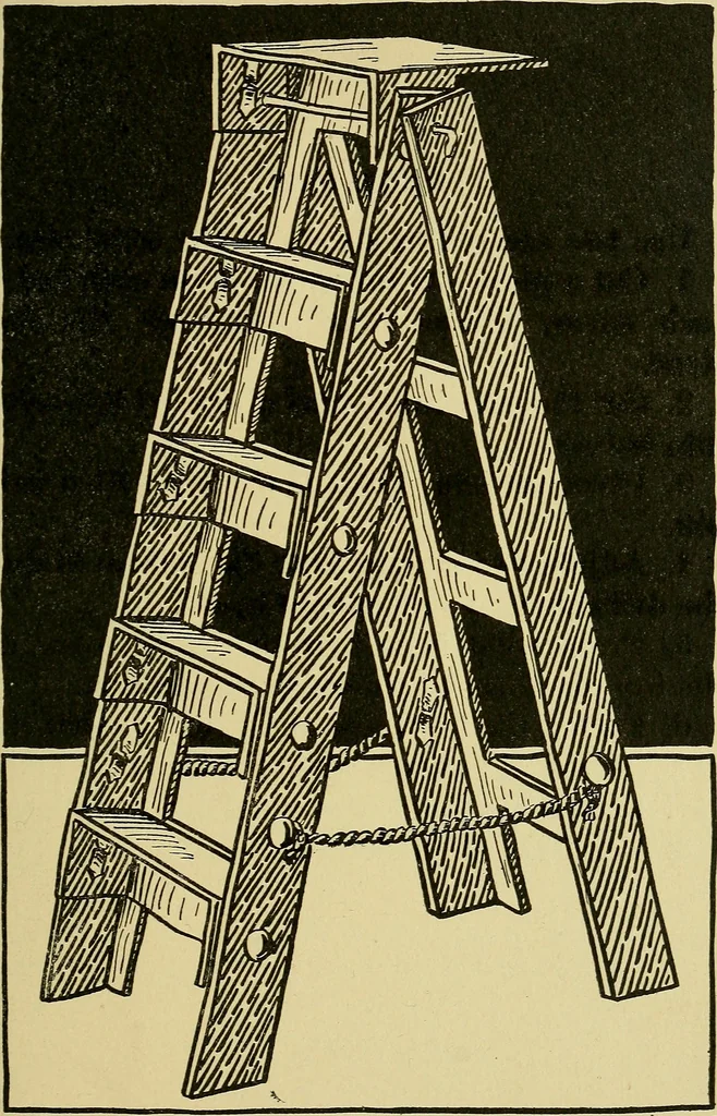 An illustration from When mother lets us make toys; a book which develops ingenuity and inventive power through the making of unique toys out of materials which every boy and girl can get with almost no expense, 1915, leaf 48
