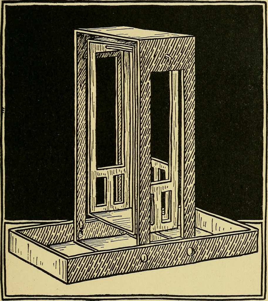 An illustration from When mother lets us make toys; a book which develops ingenuity and inventive power through the making of unique toys out of materials which every boy and girl can get with almost no expense, 1915, leaf 58