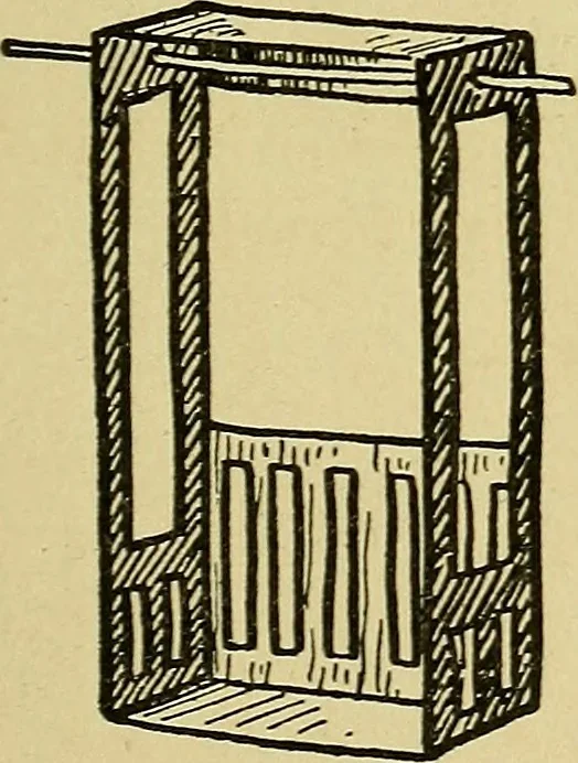 An illustration from When mother lets us make toys; a book which develops ingenuity and inventive power through the making of unique toys out of materials which every boy and girl can get with almost no expense, 1915, leaf 60