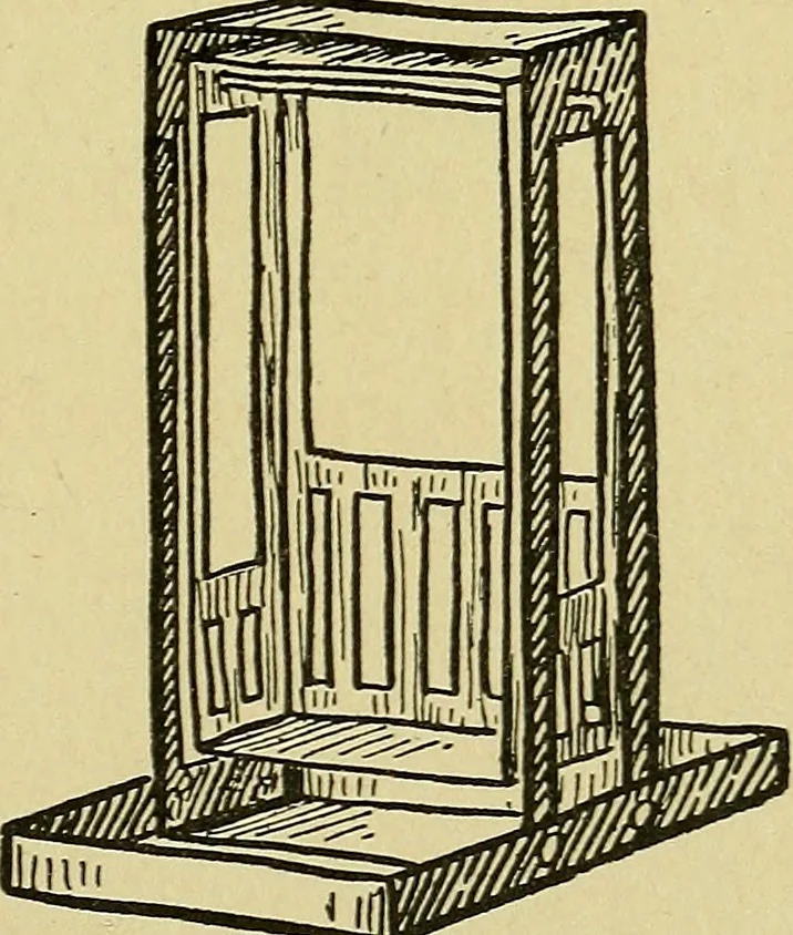 An illustration from When mother lets us make toys; a book which develops ingenuity and inventive power through the making of unique toys out of materials which every boy and girl can get with almost no expense, 1915, leaf 60