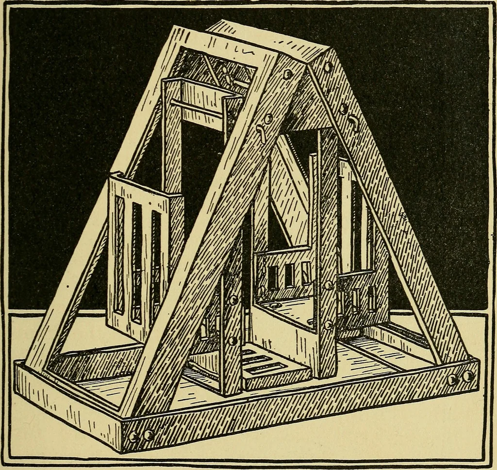 An illustration from When mother lets us make toys; a book which develops ingenuity and inventive power through the making of unique toys out of materials which every boy and girl can get with almost no expense, 1915, leaf 70