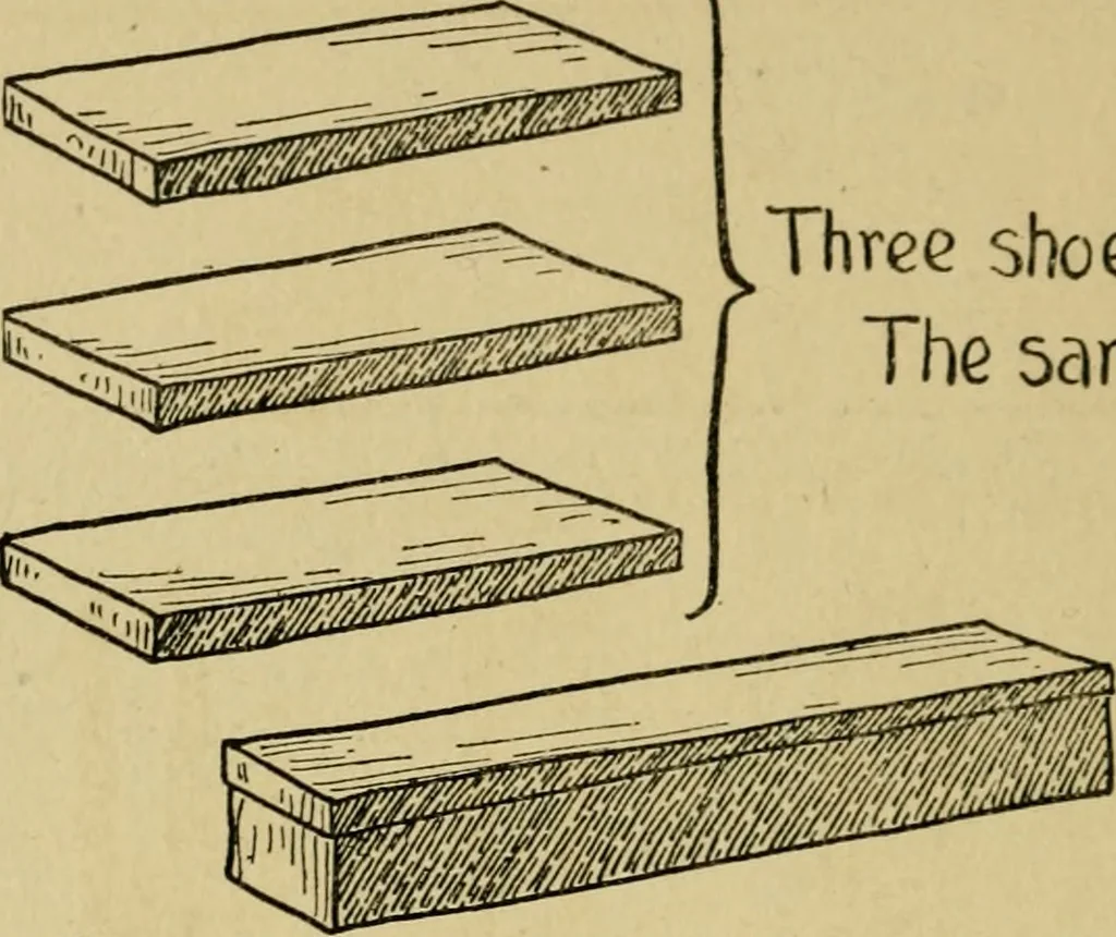 An illustration from When mother lets us make toys; a book which develops ingenuity and inventive power through the making of unique toys out of materials which every boy and girl can get with almost no expense, 1915, leaf 71