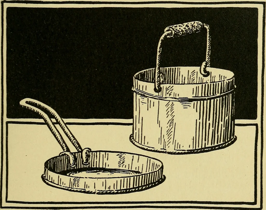An illustration from When mother lets us make toys; a book which develops ingenuity and inventive power through the making of unique toys out of materials which every boy and girl can get with almost no expense, 1915, leaf 74
