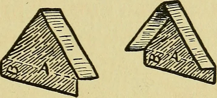 An illustration from When mother lets us make toys; a book which develops ingenuity and inventive power through the making of unique toys out of materials which every boy and girl can get with almost no expense, 1915, leaf 78