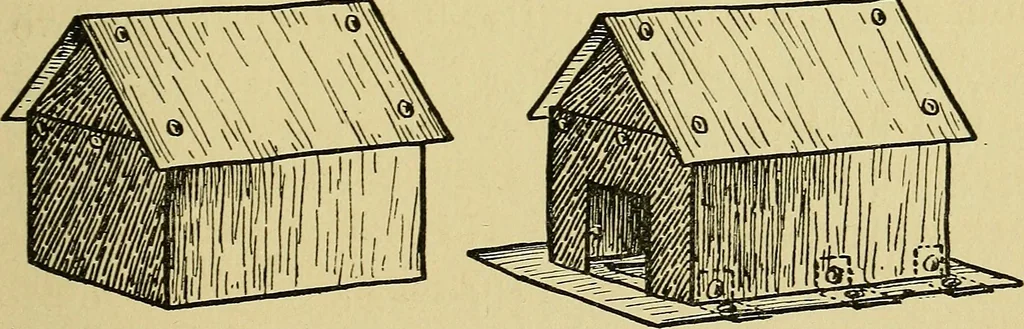 An illustration from When mother lets us make toys; a book which develops ingenuity and inventive power through the making of unique toys out of materials which every boy and girl can get with almost no expense, 1915, leaf 78