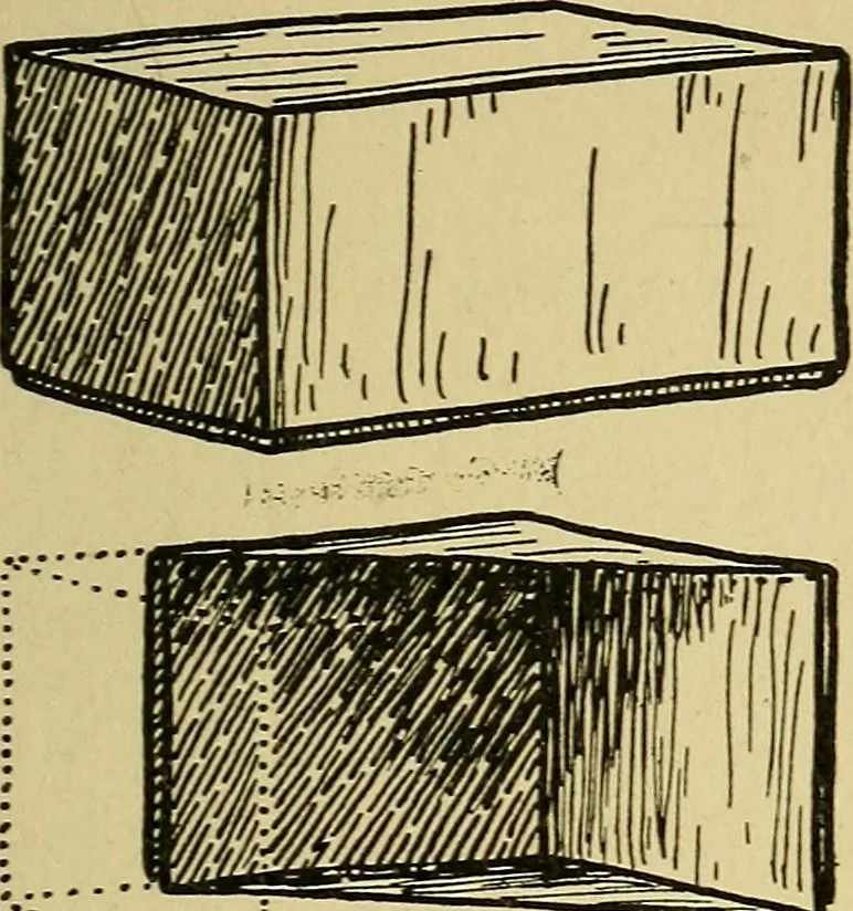 An illustration from When mother lets us make toys; a book which develops ingenuity and inventive power through the making of unique toys out of materials which every boy and girl can get with almost no expense, 1915, leaf 90