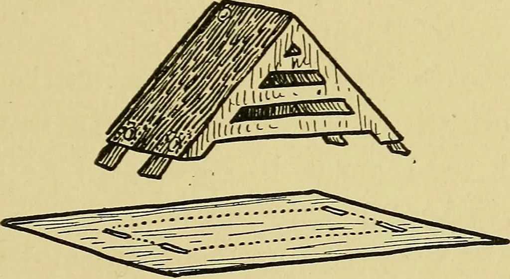 An illustration from When mother lets us make toys; a book which develops ingenuity and inventive power through the making of unique toys out of materials which every boy and girl can get with almost no expense, 1915, leaf 90