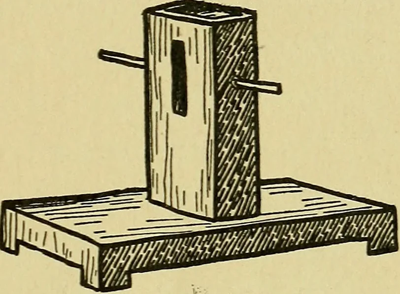 An illustration from When mother lets us make toys; a book which develops ingenuity and inventive power through the making of unique toys out of materials which every boy and girl can get with almost no expense, 1915, leaf 96