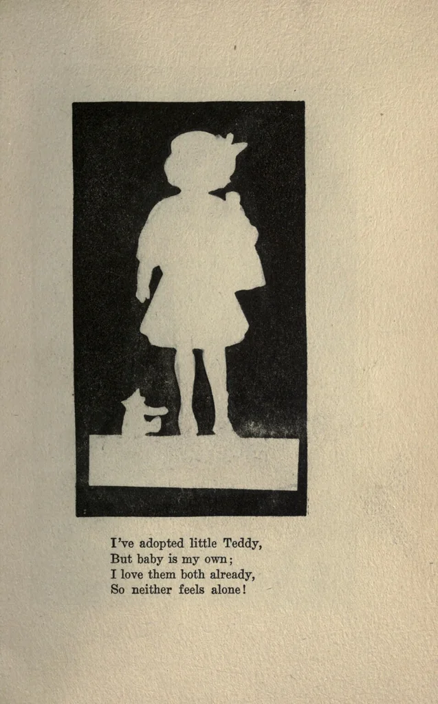 An illustration from When mother lets us cut out pictures, 1918, leaf 55